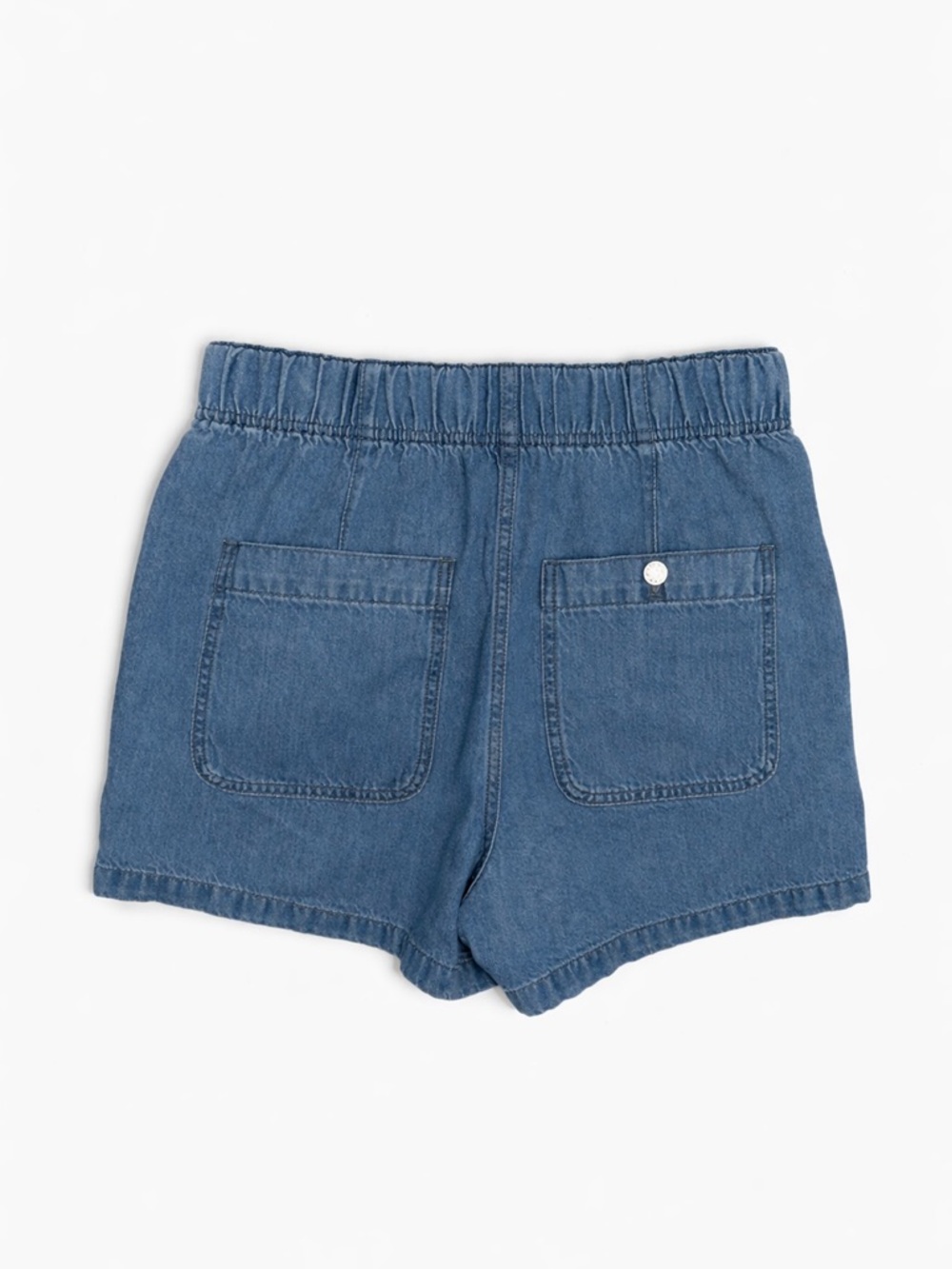 Madewell Denim Shorts 25 Paperbag Waist High Rise Blue Casual Summer Pockets - Picture 3 of 6